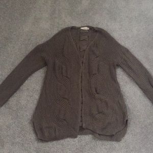 Large grey cardigan